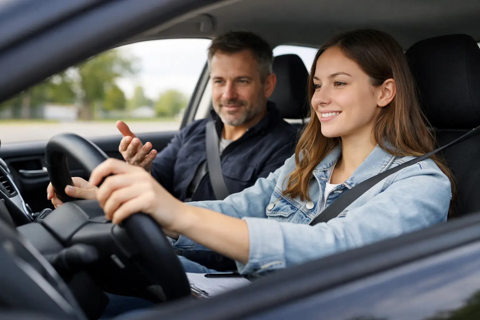 First Driving Lesson Guide for Calm Beginners