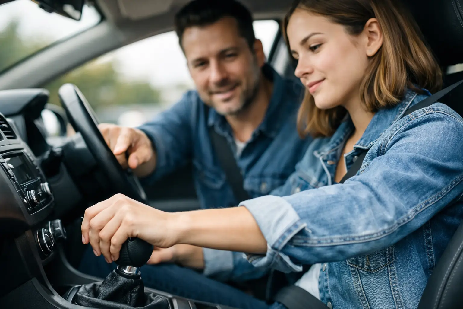 Manual Driving Guide for First-Time Learners