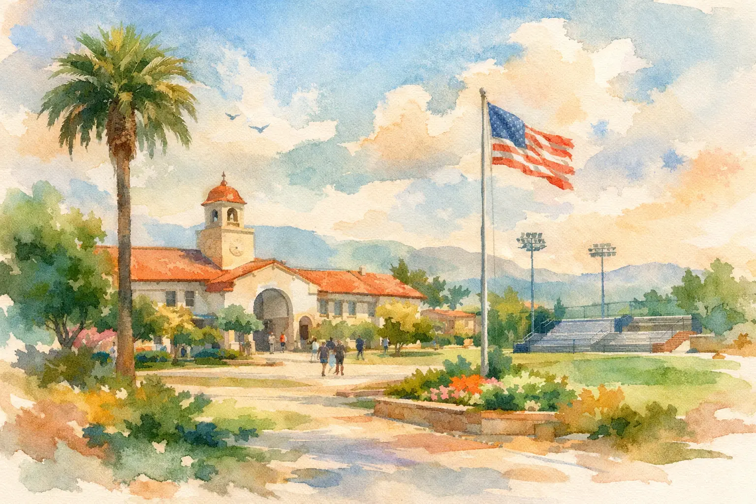 Supporting South High School in Torrance, California