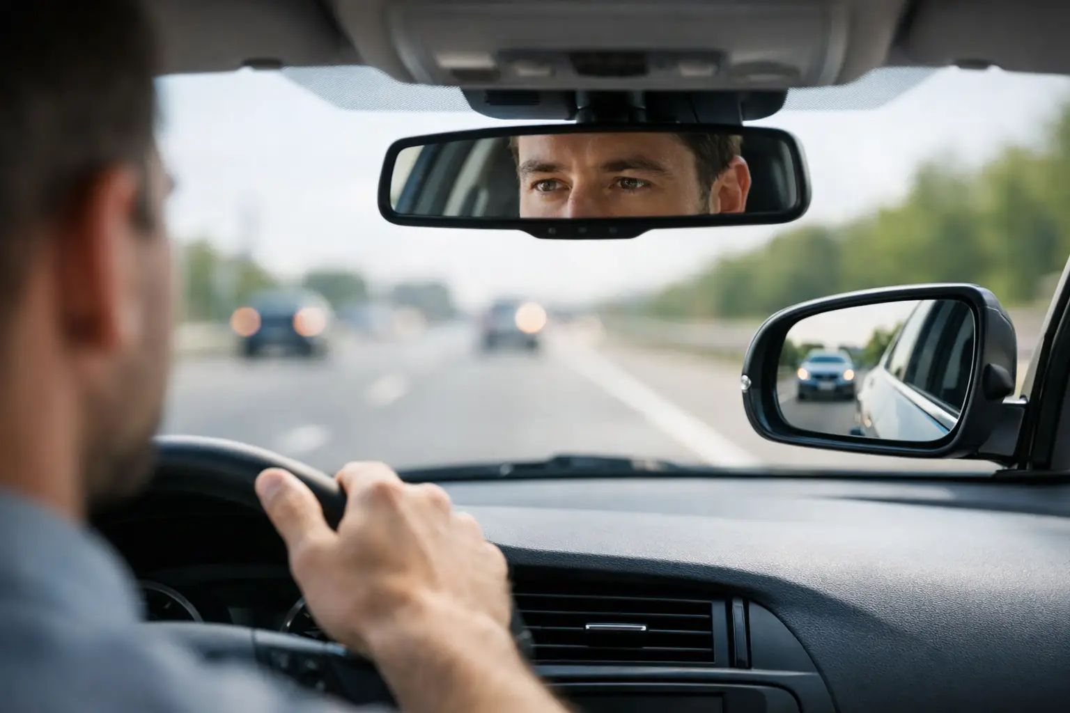 How to Check Mirrors While Driving Safely