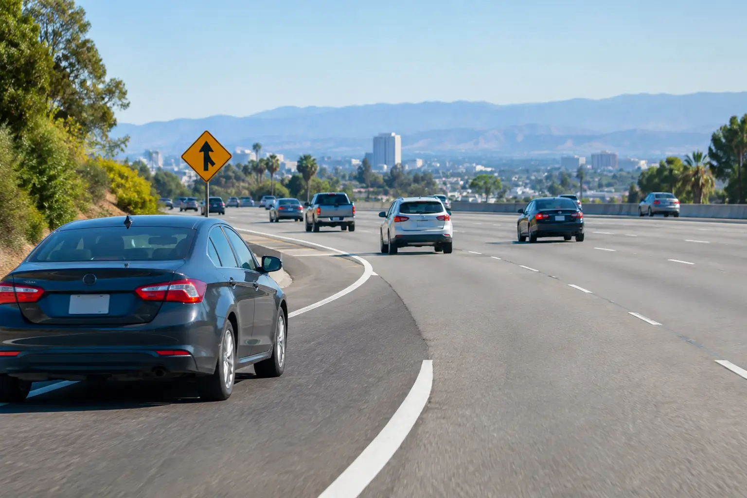 How to Merge Safely Onto Freeways in California