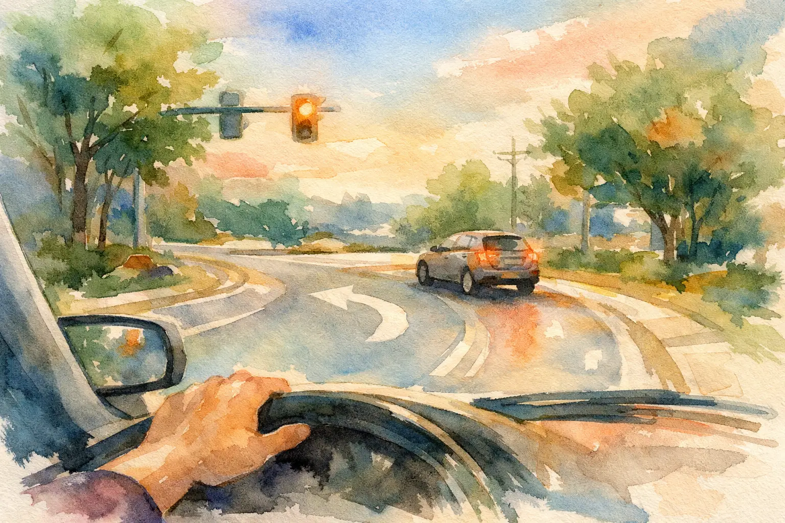 How to Practice Left Turns Safely and Calmly