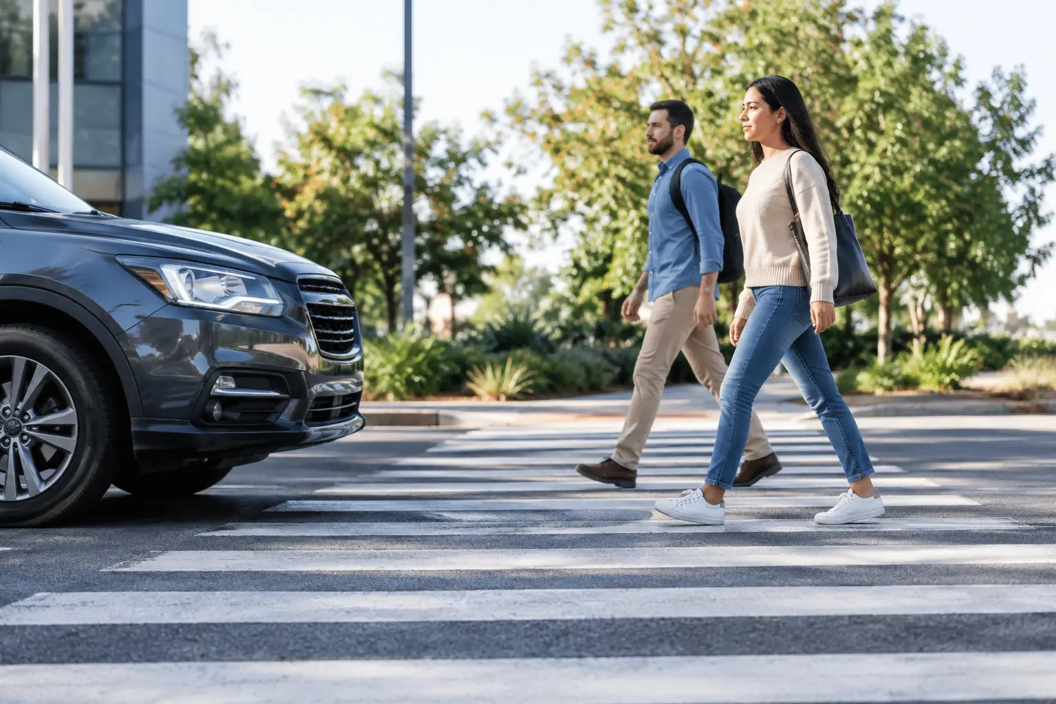 How to Yield at Crosswalks Under California Law