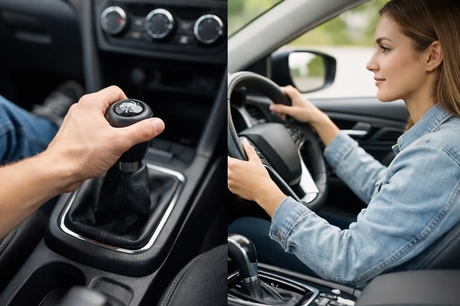 Manual Car Versus Automatic Car for New Drivers